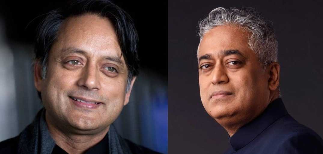 Shashi Tharoor and Rajdeep Sardesai
